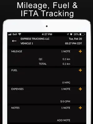 TruxTrax - Trucking ELogbook android App screenshot 1